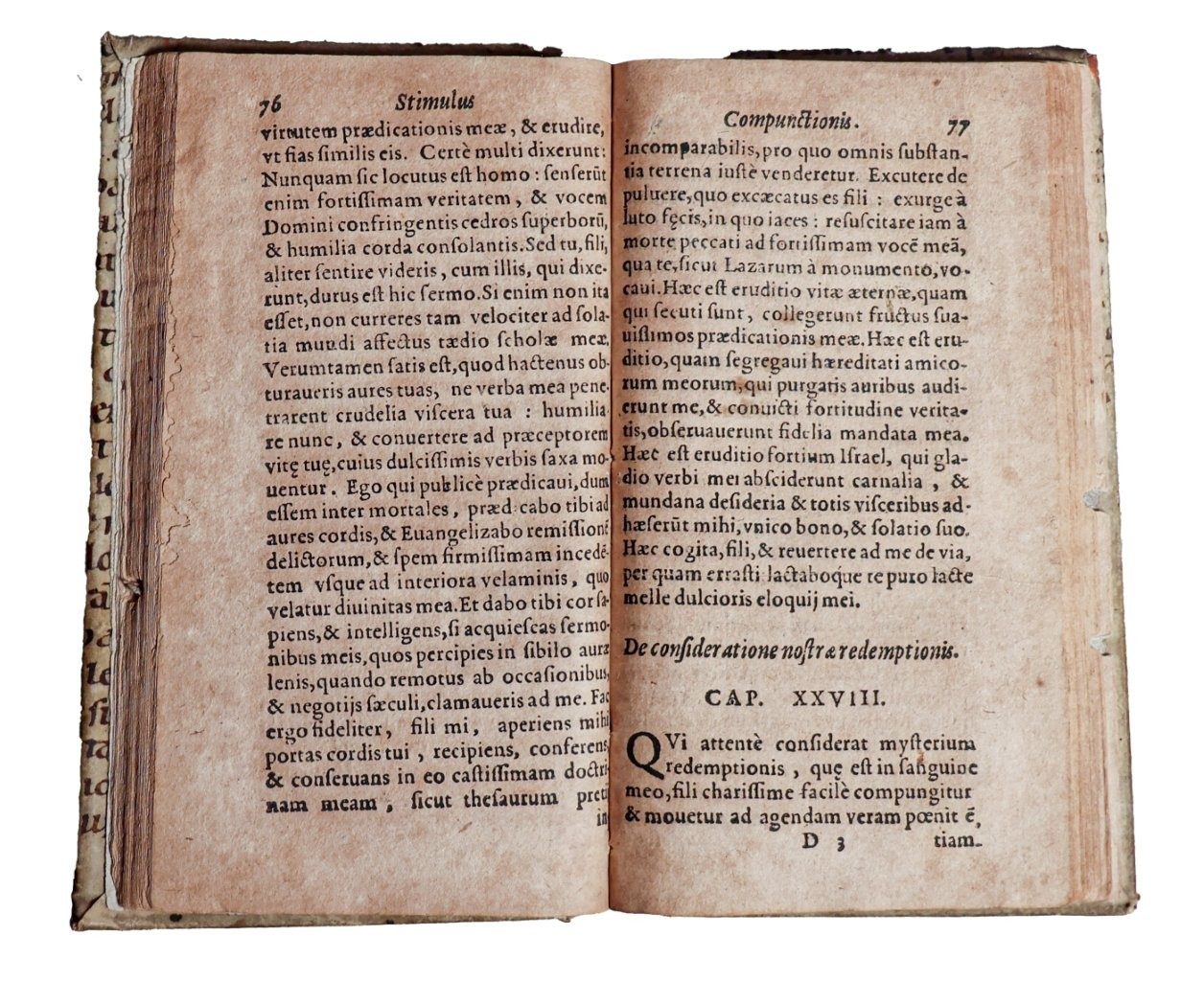 German Romanesque Psalter (first half of the twelfth century), preserved as the original binding of Ioannes a Iesu Maria, Stimulus Compunctionis. Cologne, 1611.