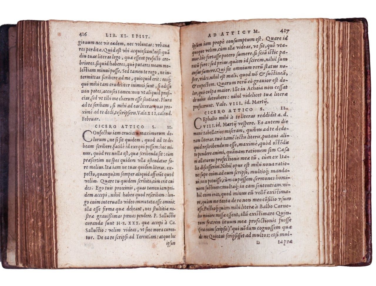 An Exquisite Lyonese Renaissance Arabesque Binding for Cicero’s Epistolae ad Atticum An Exquisite Lyonese Renaissance Arabesque Binding for Cicero’s Epistolae ad Atticum