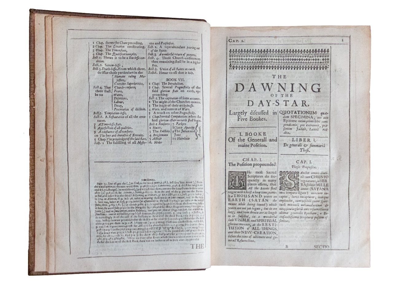 England’s Great Millenarian Masterpiece: Nathanael Homes’s Monumental Defence of Christ’s Thousand-Year Kingdom (1653)