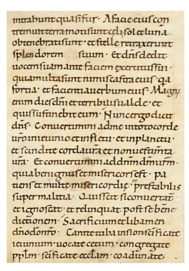 A leaf from an illuminated Giant Atlantic Bible (or ‘Biblia Atlantica’) C11th Italy A leaf from an illuminated Giant Atlantic Bible (or ‘Biblia Atlantica’) C11th Italy
