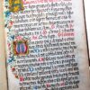 Nicholas of Lyra portrayed in an Illuminated Koberger Bible, 1493